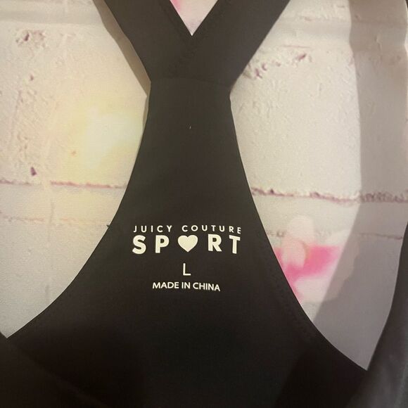 SALE NWT JUICY COUTURE CROSSBACK SPORTS BRA SIZE XS - Picture 6 of 8